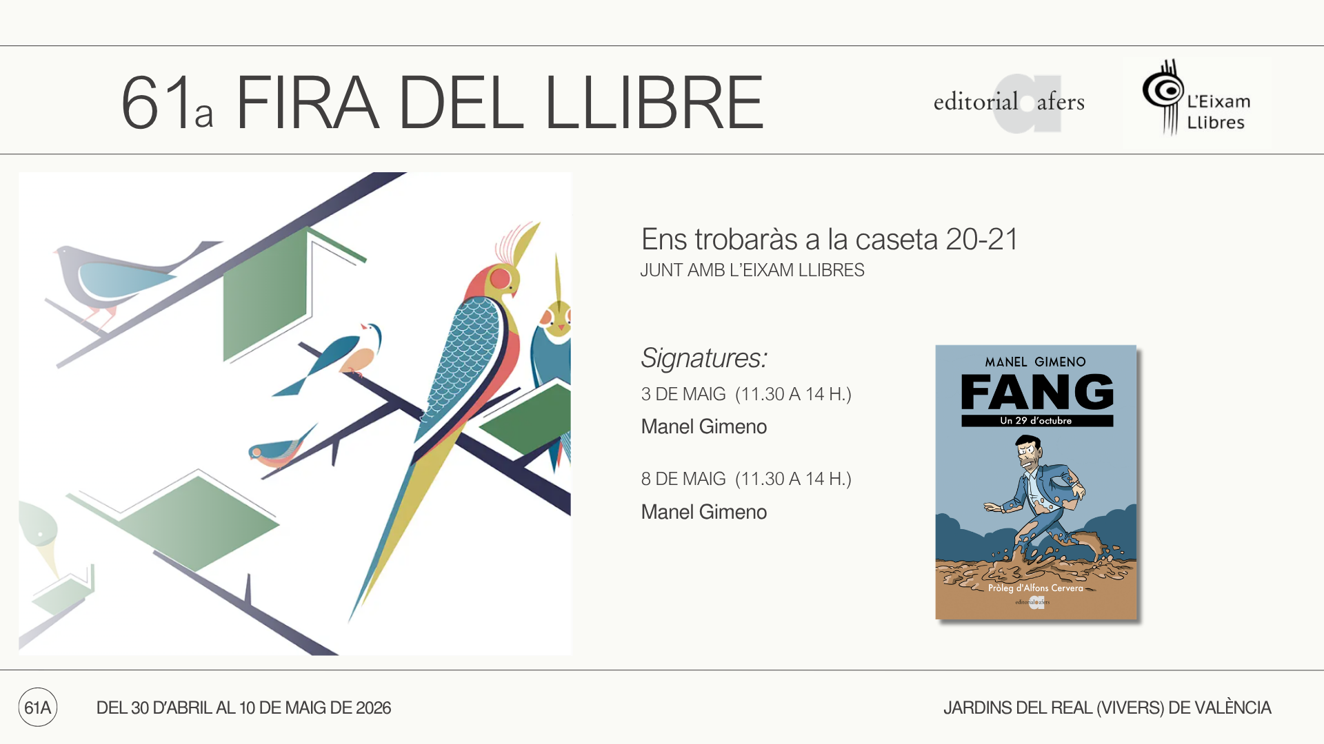 València, del 30 d'abril al 10 de maig